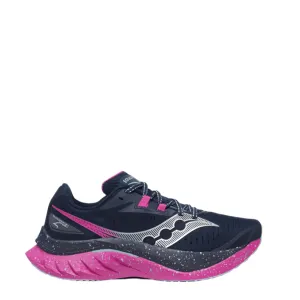 Saucony Damen Endorphin Speed 4 Laufschuhe in Marine/Fuchsia SS25
