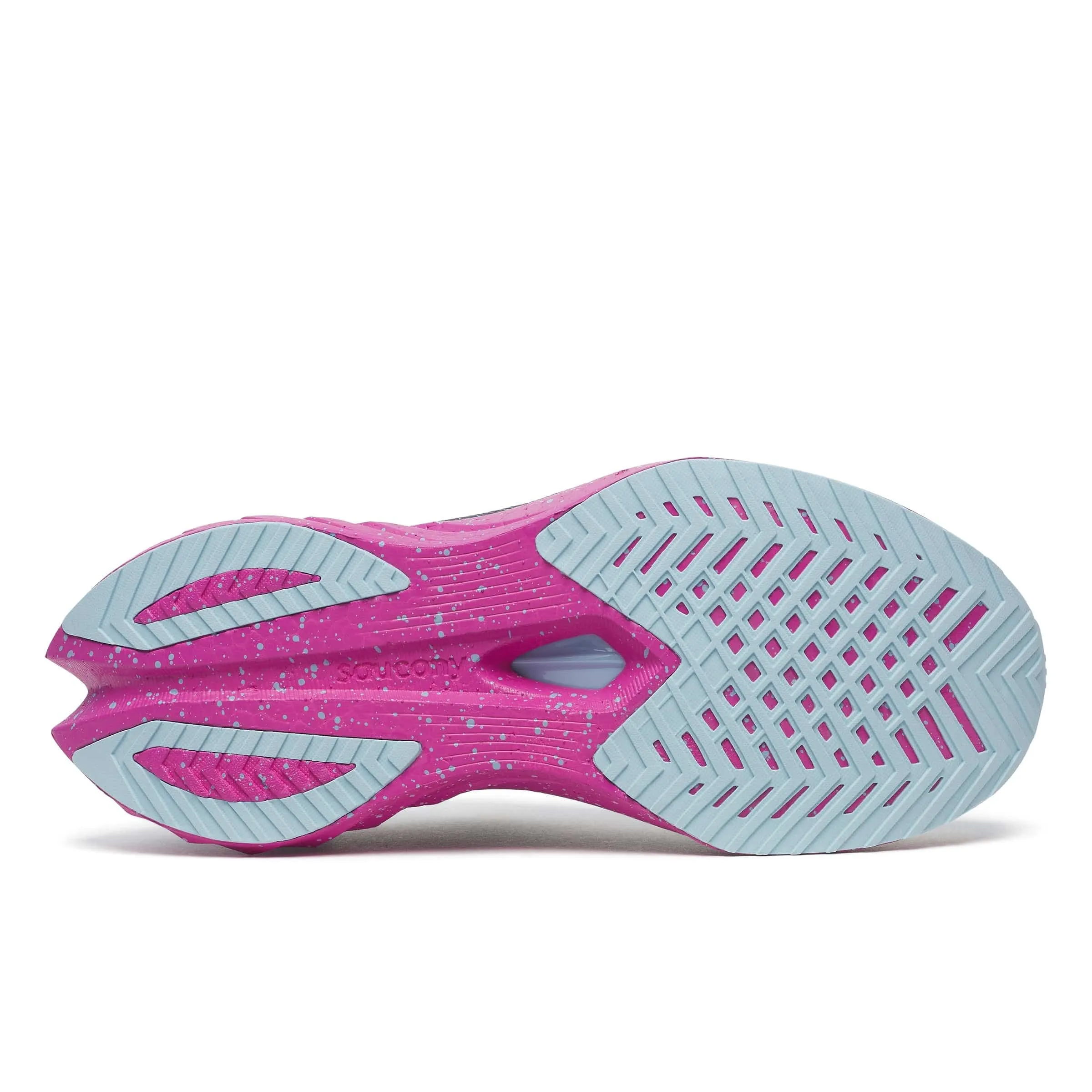 Saucony Damen Endorphin Speed 4 Laufschuhe in Marine/Fuchsia SS25