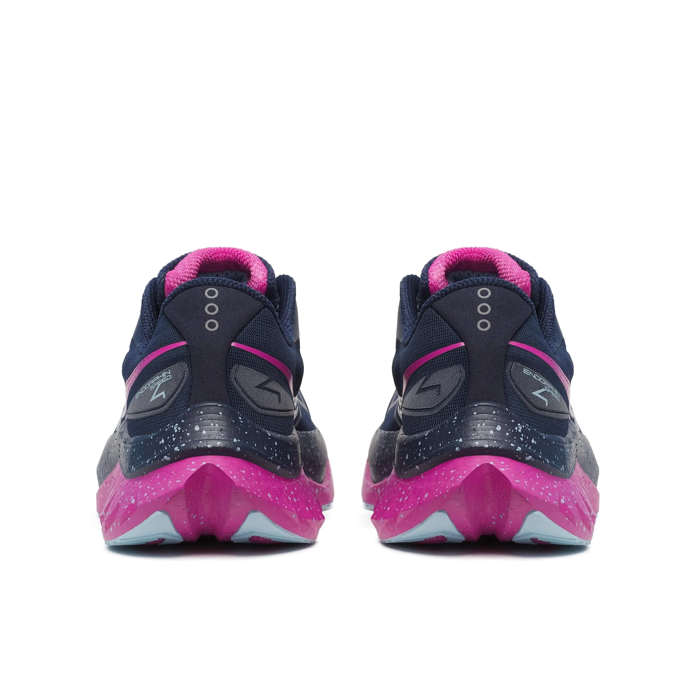 Saucony Damen Endorphin Speed 4 Laufschuhe in Marine/Fuchsia SS25