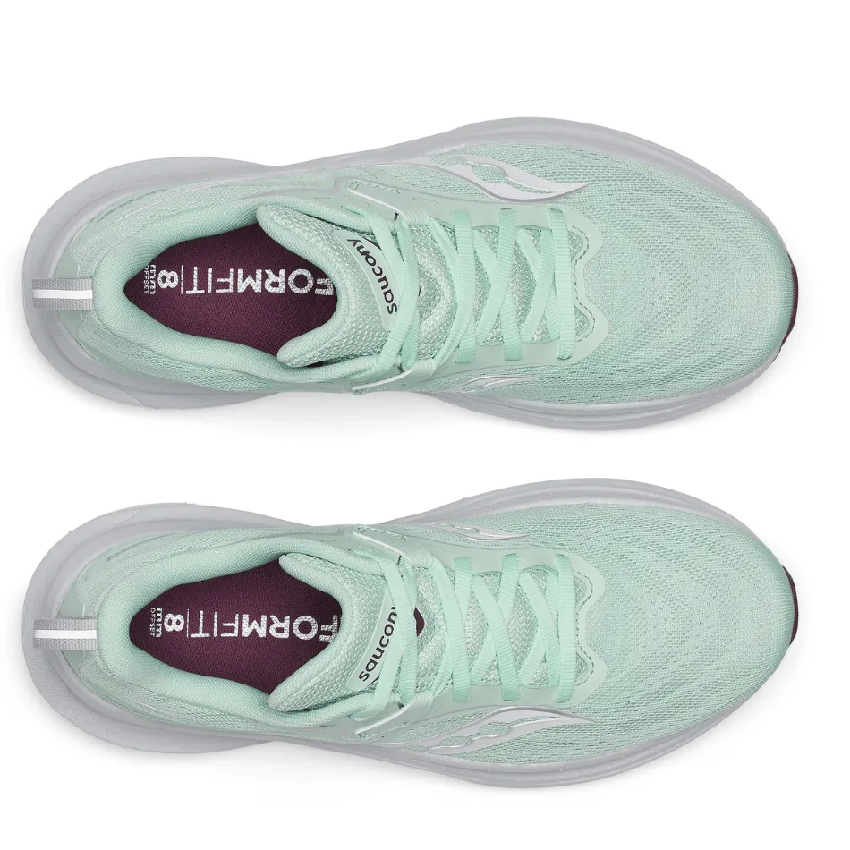 Saucony Damen Tempus 2 Laufschuhe in Jade/Aubergine - Online Exklusiv