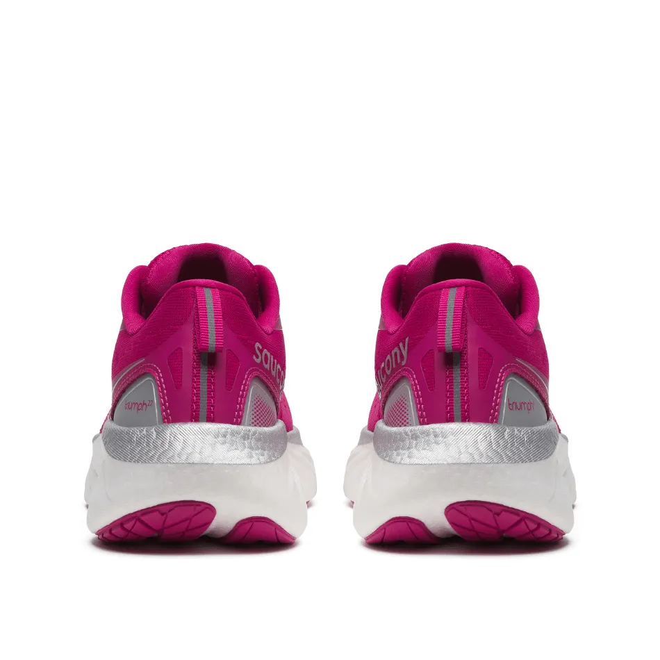 Saucony Damen Triumph 22 Laufschuhe in Magenta - Online Exklusiv
