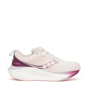 Saucony Damen Triumph 22 Laufschuhe in Mond/Aubergine AW24