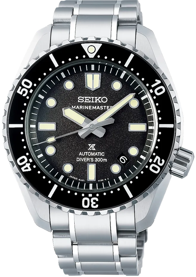Seiko Uhren Seiko Prospex 1968 Taucheruhren Neuinterpretation 300m Hochkontrast Schwarze Uhr