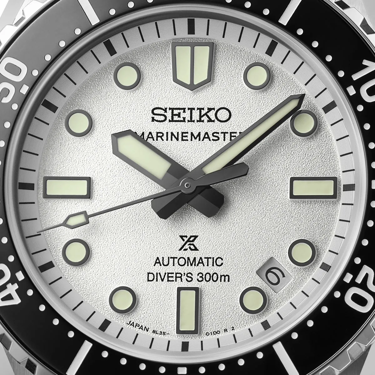 Seiko Uhren Seiko Prospex 1968 Taucheruhren-Neuinterpretation 300m Hochkontrast Monochrom Uhr