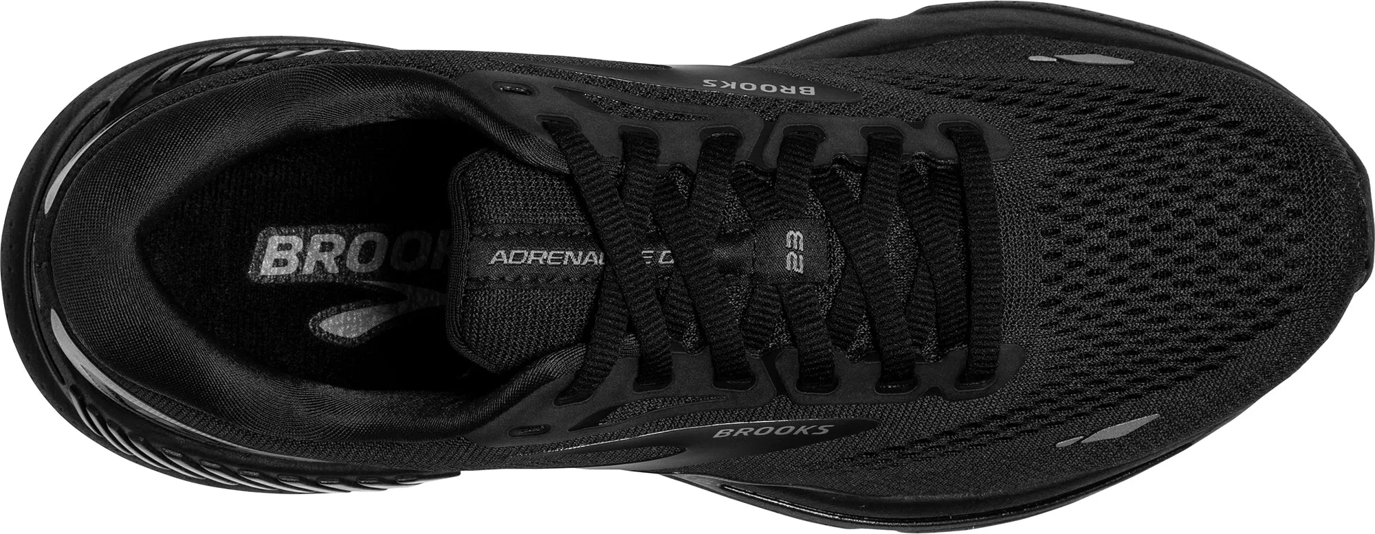 Schuhe Brooks Brooks Adrenaline GTS 23 WEITE PASSFORM Damen Laufschuhe - Schwarz