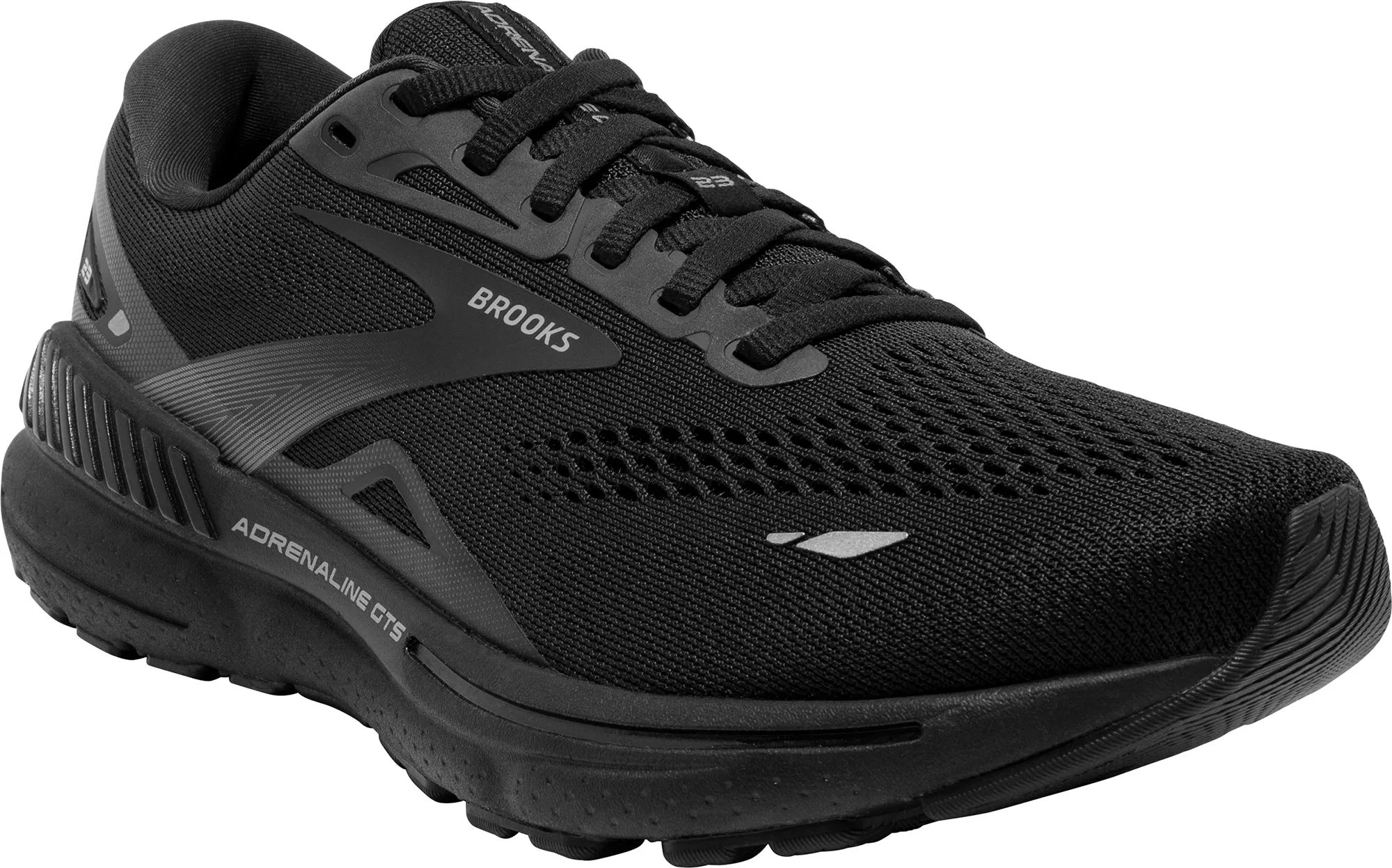 Schuhe Brooks Brooks Adrenaline GTS 23 WEITE PASSFORM Damen Laufschuhe - Schwarz