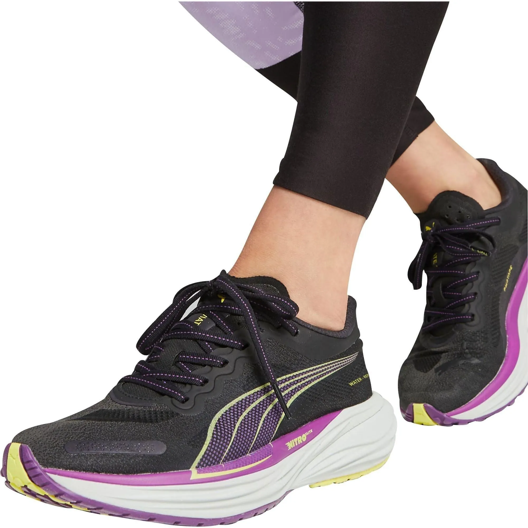 Puma Schuhe Puma Deviate Nitro 2 WTRepel Damen Laufschuhe - Schwarz