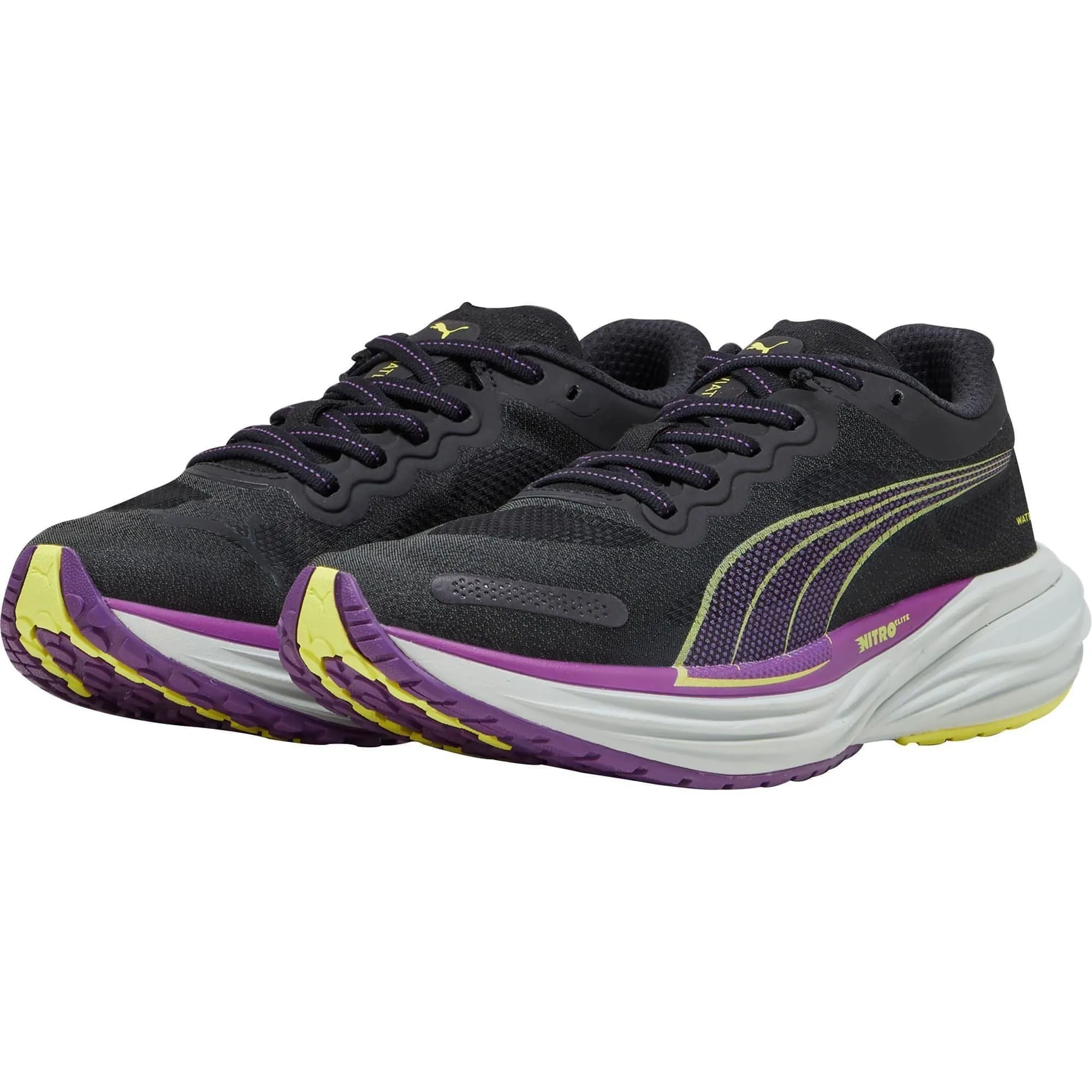 Puma Schuhe Puma Deviate Nitro 2 WTRepel Damen Laufschuhe - Schwarz