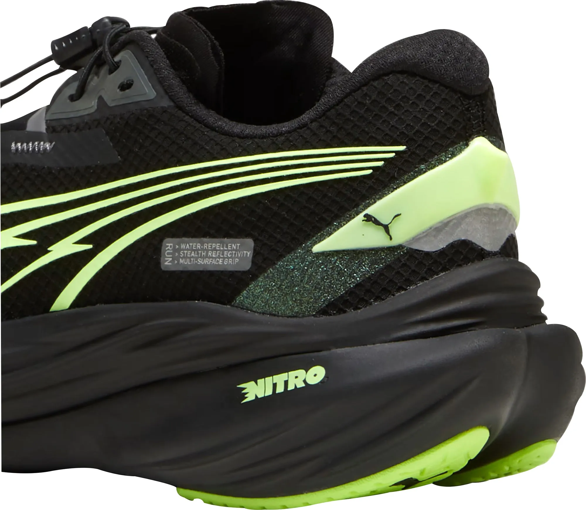 Puma Deviate Nitro 3 WTR  Damen Laufschuhe - Schwarz