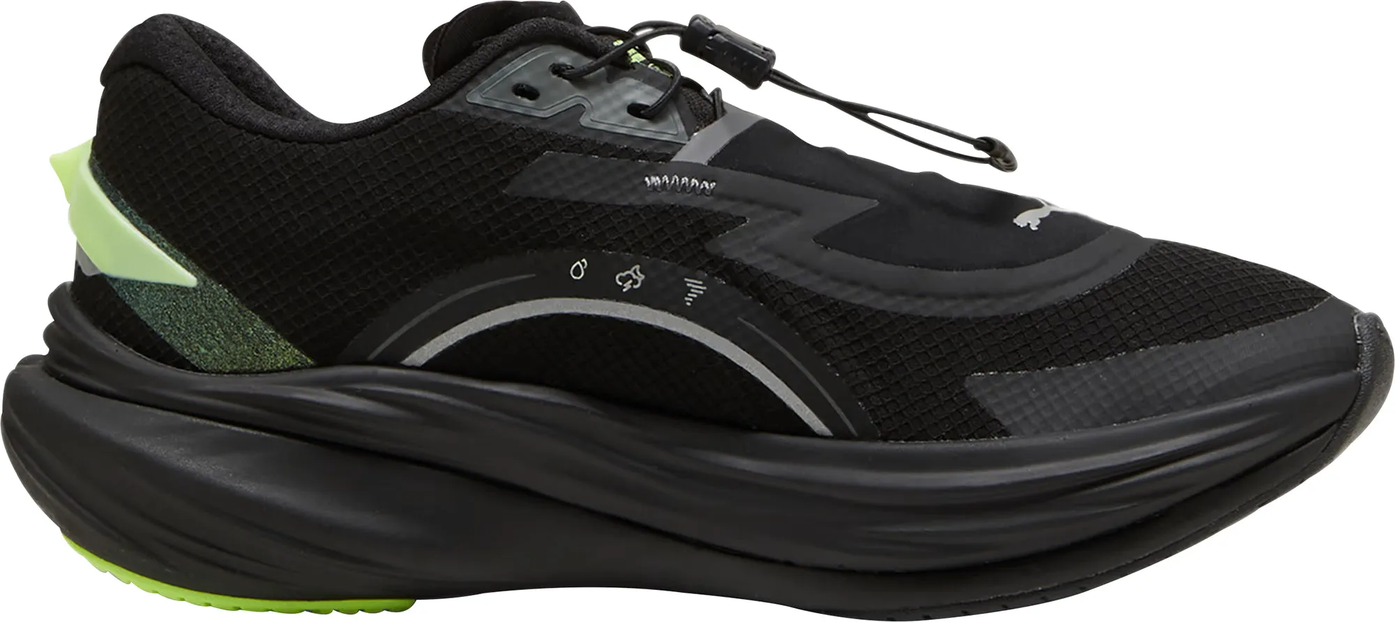 Puma Deviate Nitro 3 WTR  Damen Laufschuhe - Schwarz