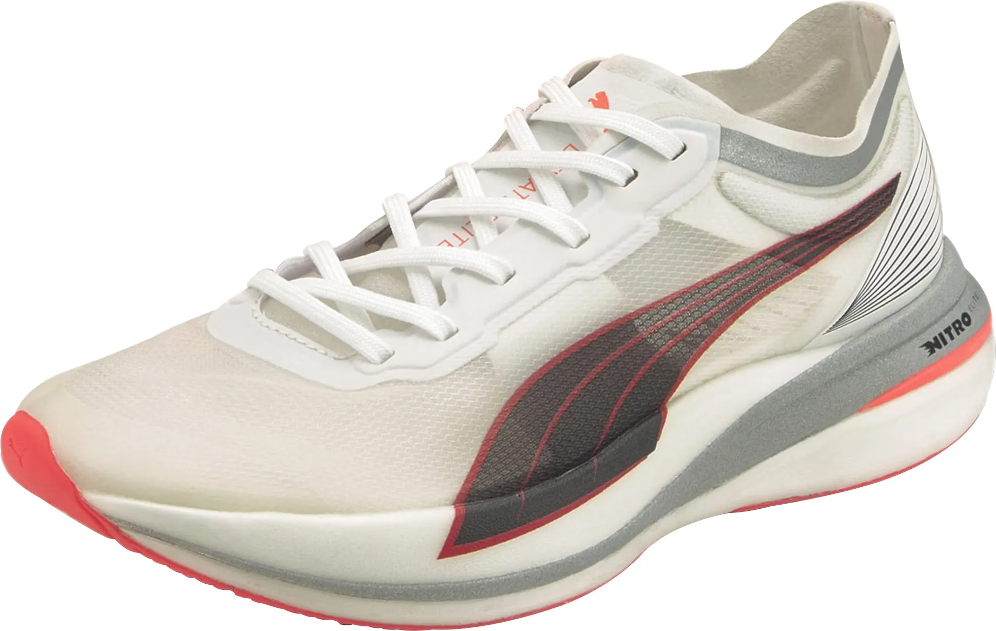 Puma Deviate Nitro Elite Racer Damen Laufschuhe - Weiß