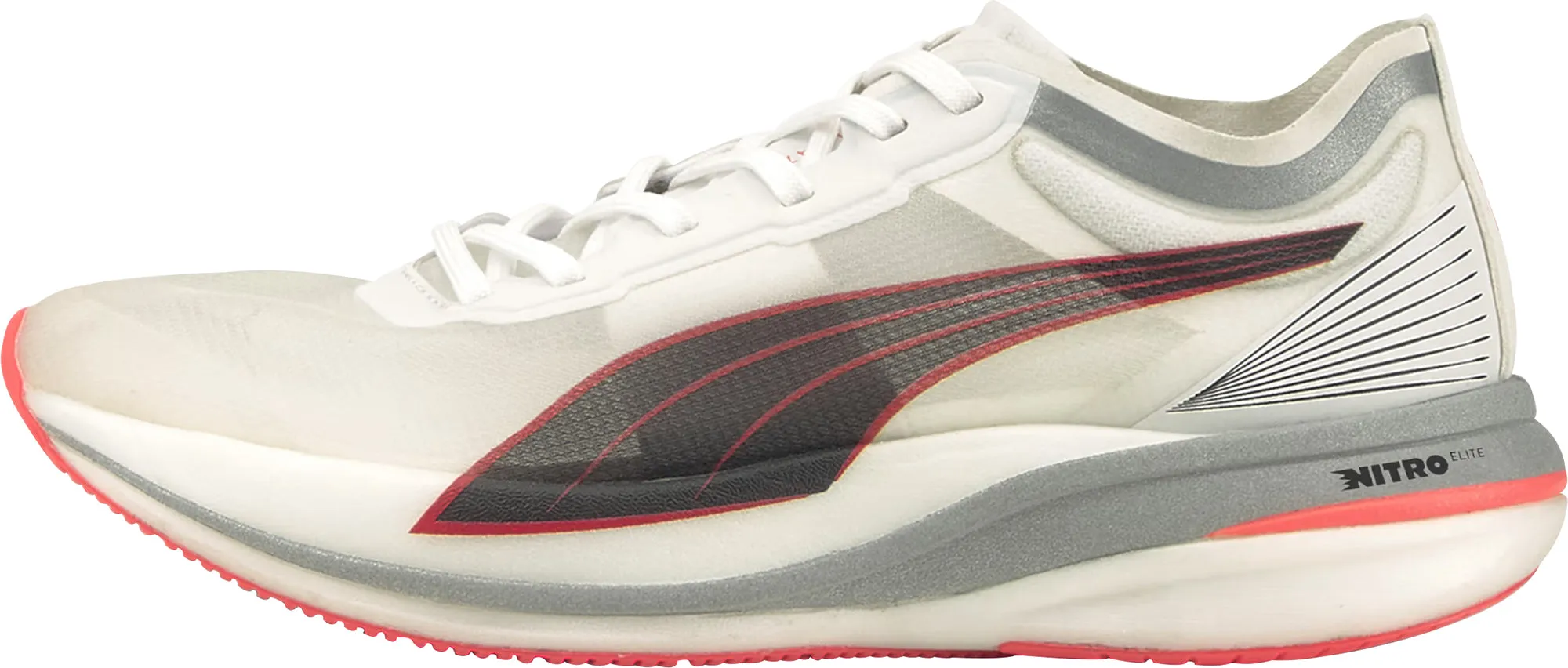 Puma Deviate Nitro Elite Racer Damen Laufschuhe - Weiß