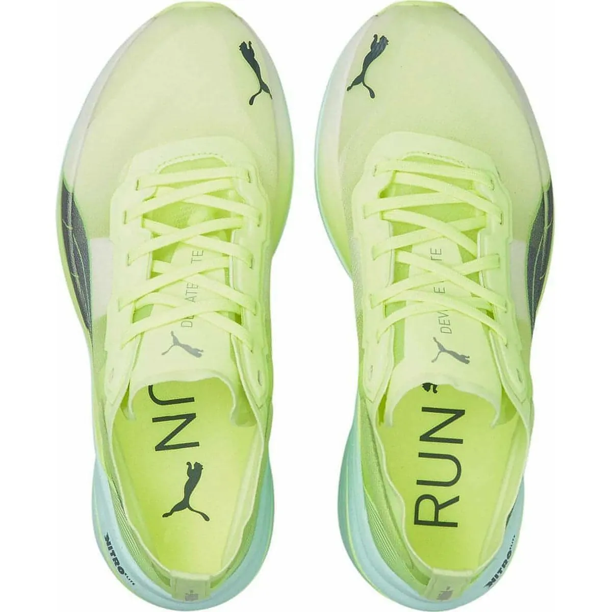Puma Deviate Nitro Elite Racer Damen Laufschuhe - Gelb