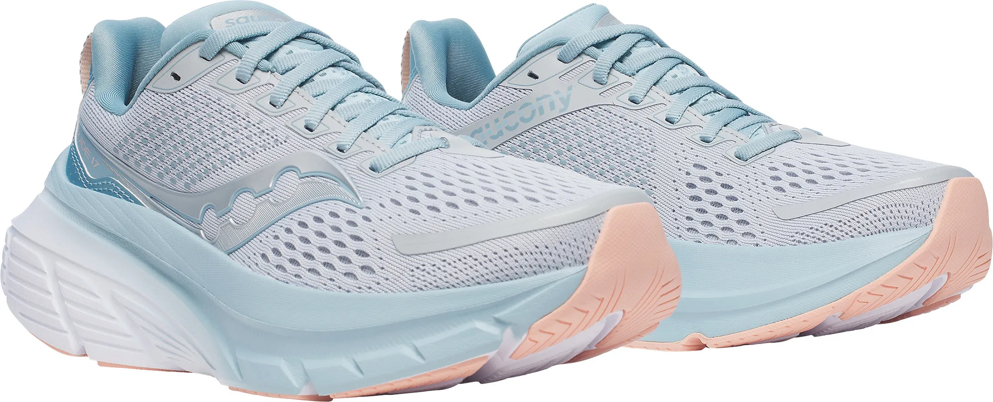 Schuhe Saucony Saucony Guide 17 Damen Laufschuhe - Grau