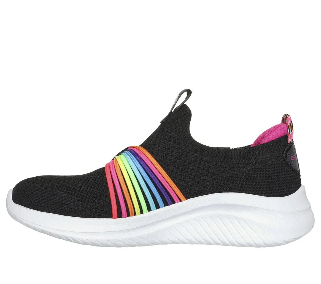 Skechers Kinder-Schuhe Ulta Flex 3.0 - Regenbogen-Geschwindigkeit
