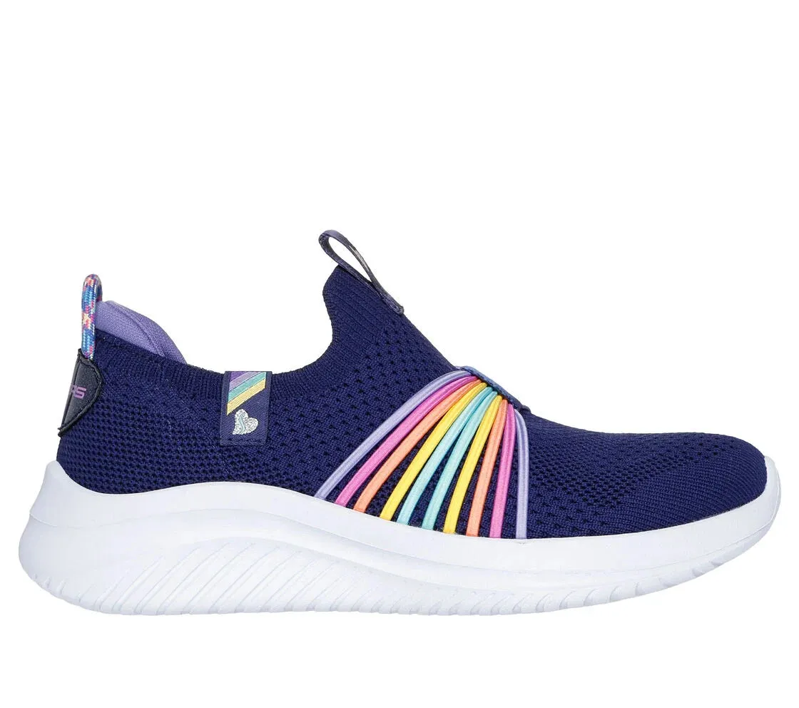 Skechers Kinder-Schuhe Ulta Flex 3.0 - Regenbogen-Geschwindigkeit