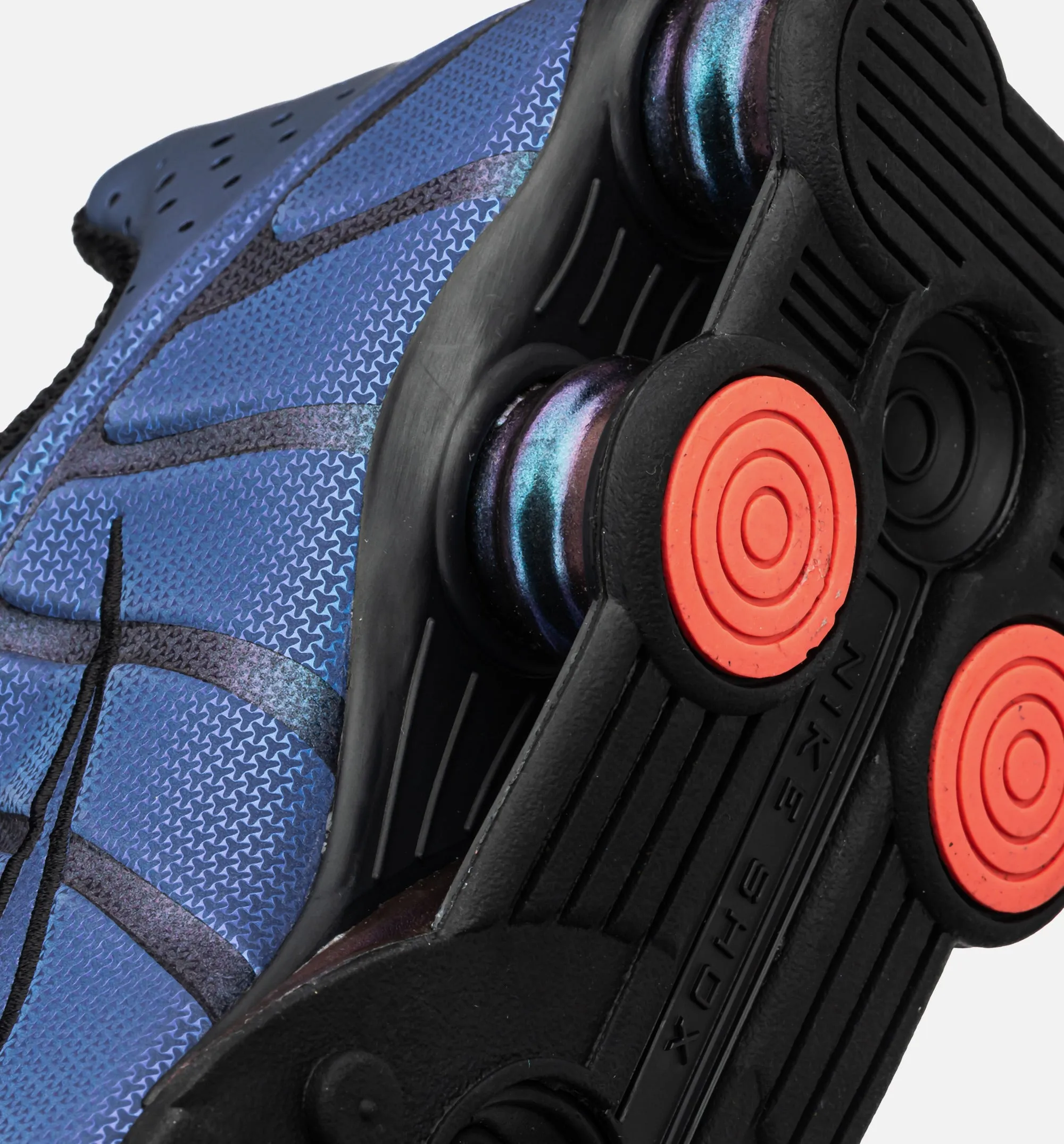 Shox R4 Herren Lifestyle-Schuh - Schwarz/Knallrot