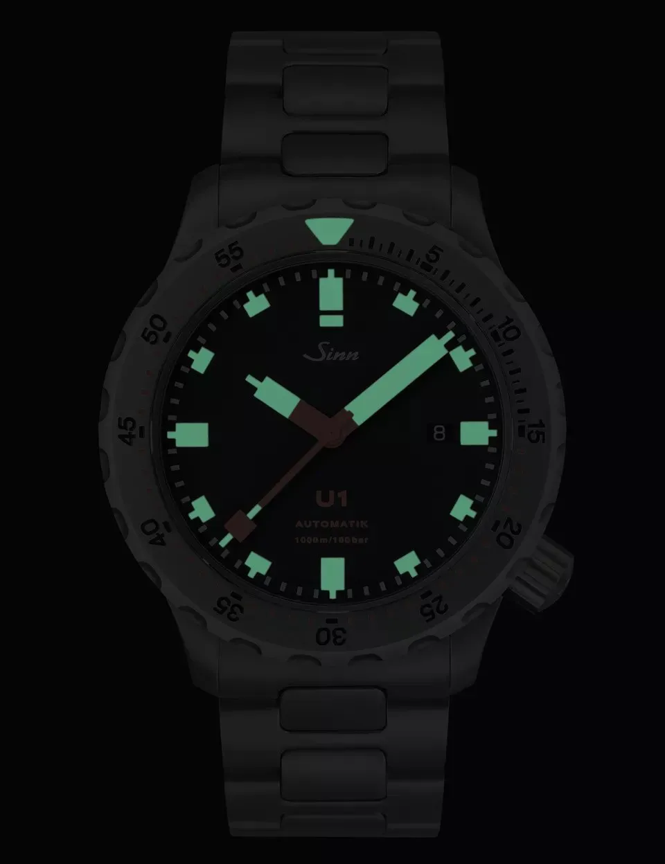 Sinn Uhren Sinn U1 Vintage Rindsleder Braun Armbanduhr