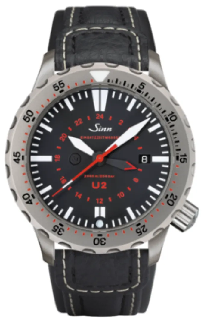 Sinn Uhren Sinn U2 EZM 5 Lederarmbanduhr