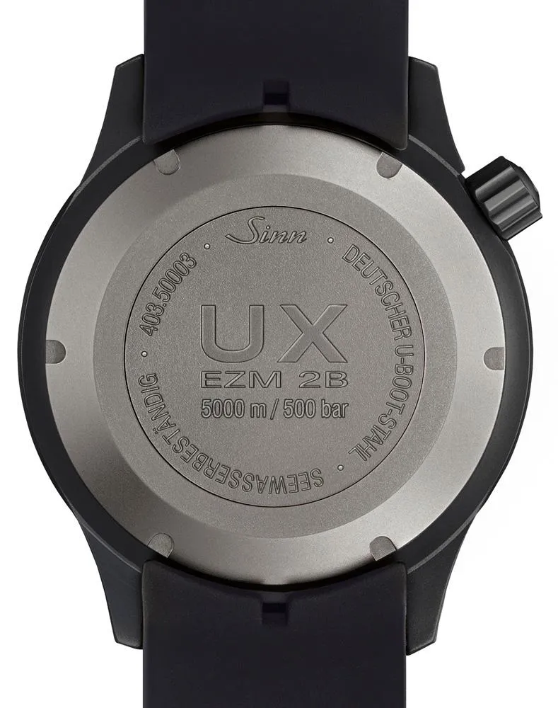Sinn UX S GSG 9 EZM 2B Armbanduhr mit Lederband
