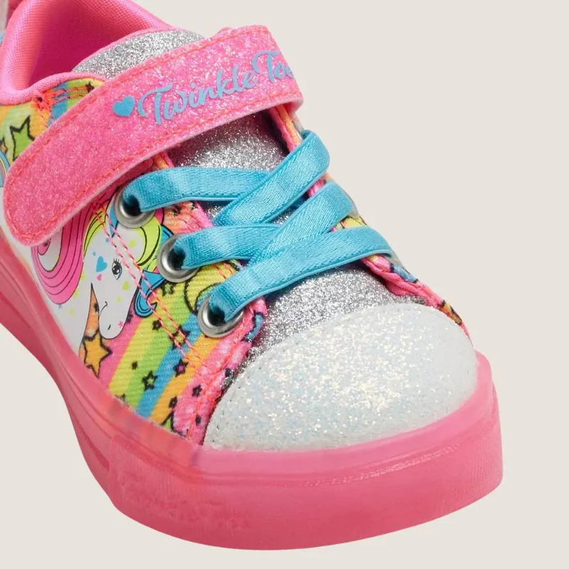 Skechers Kids Twinkle Sparks Ice Einhorn-Ausbruch Schuhe_Skechers