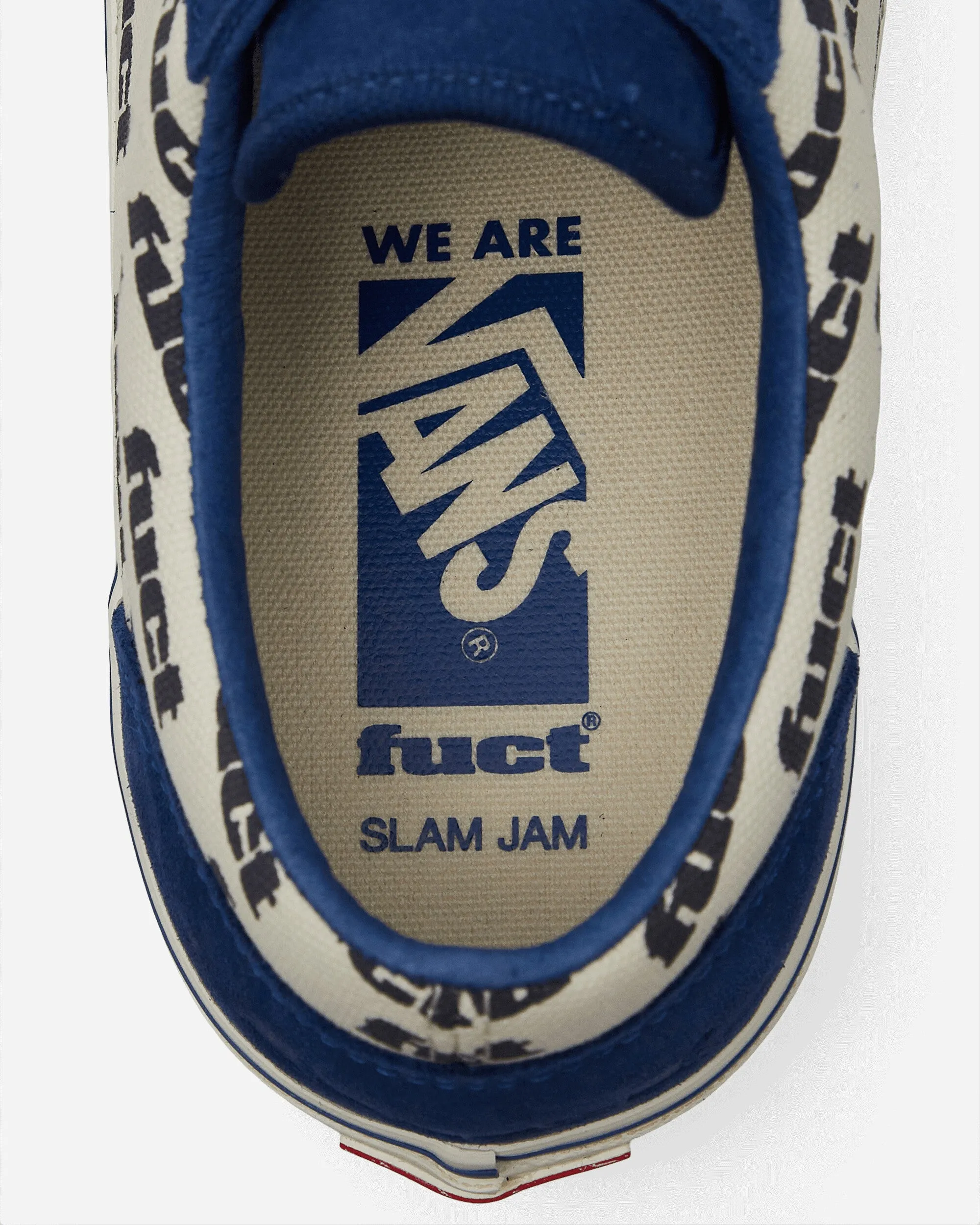 Slam Jam von FUCT LX Old Skool Neuauflage 36 Sneakers Weiß / True Blue