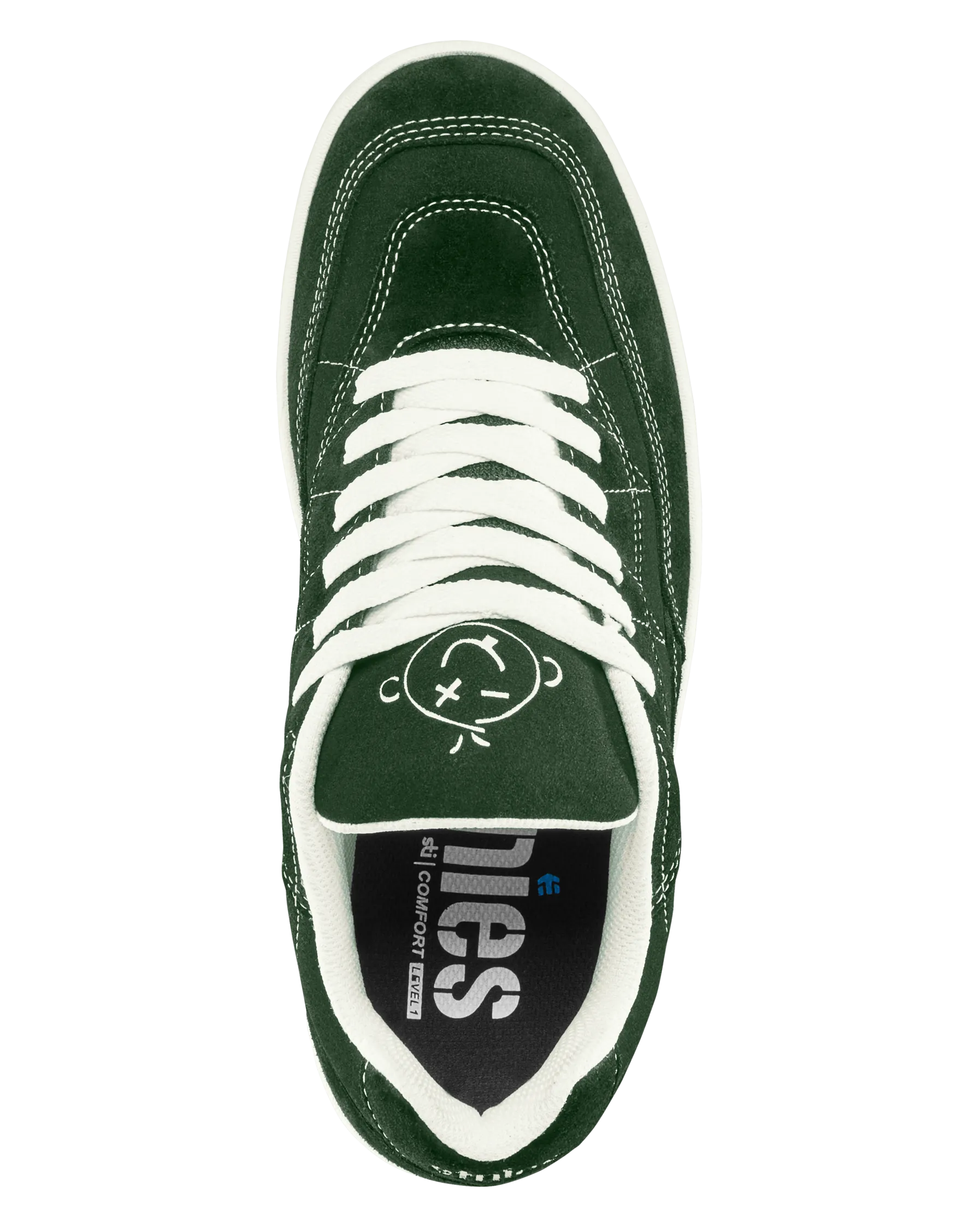 Schlangenschuhe in Jägergrün