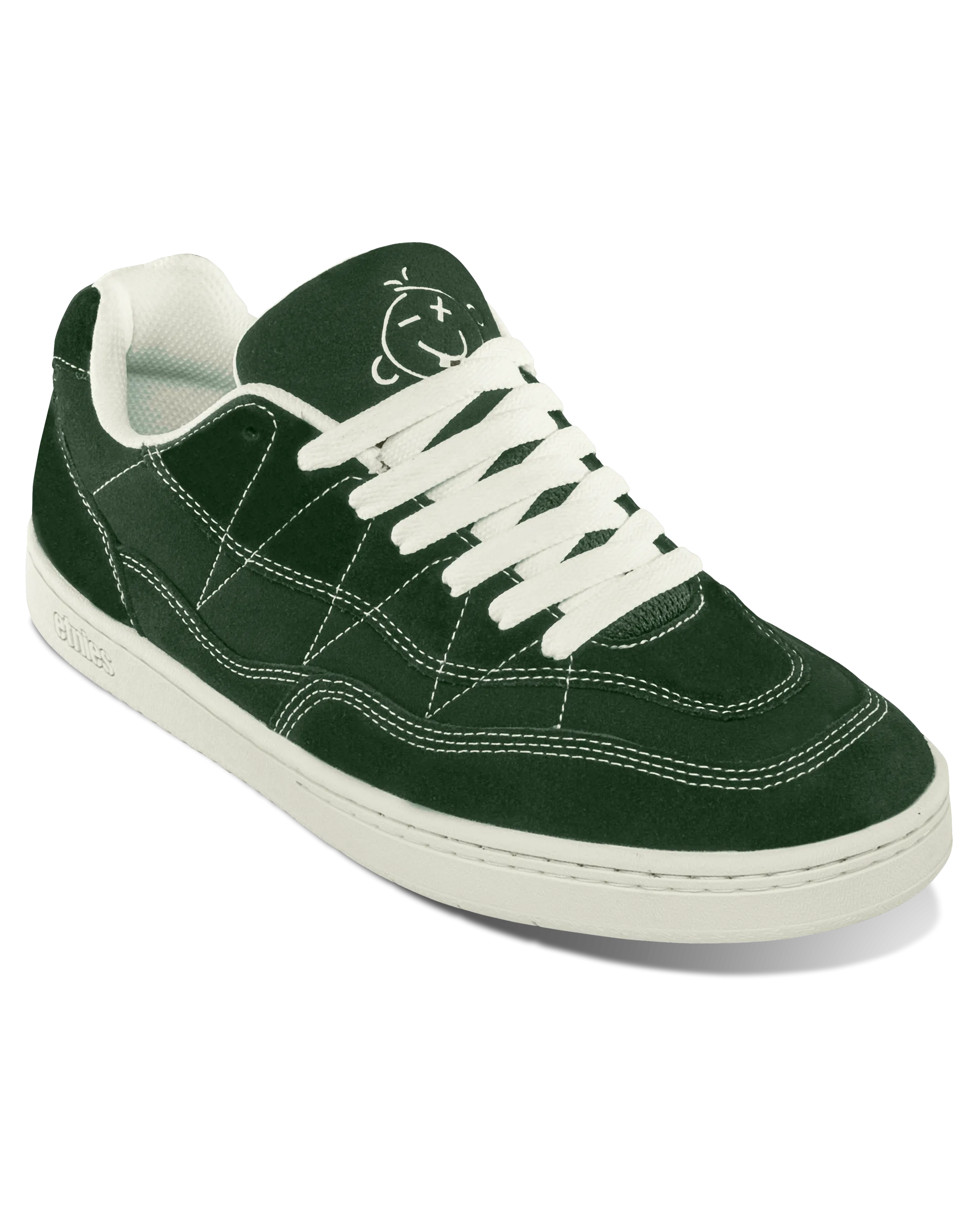 Schlangenschuhe in Jägergrün