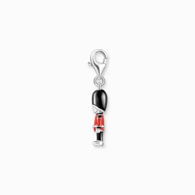 Sterling Silber Emaille LONDON Royal Guard Anhänger 2122-007-7 Thomas Sabo Sammelbare Charms