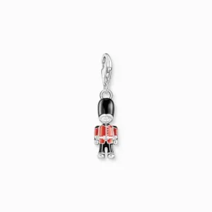 Sterling Silber Emaille LONDON Royal Guard Anhänger 2122-007-7 Thomas Sabo Sammelbare Charms