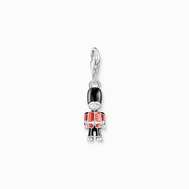 Sterling Silber Emaille LONDON Royal Guard Anhänger 2122-007-7 Thomas Sabo Sammelbare Charms