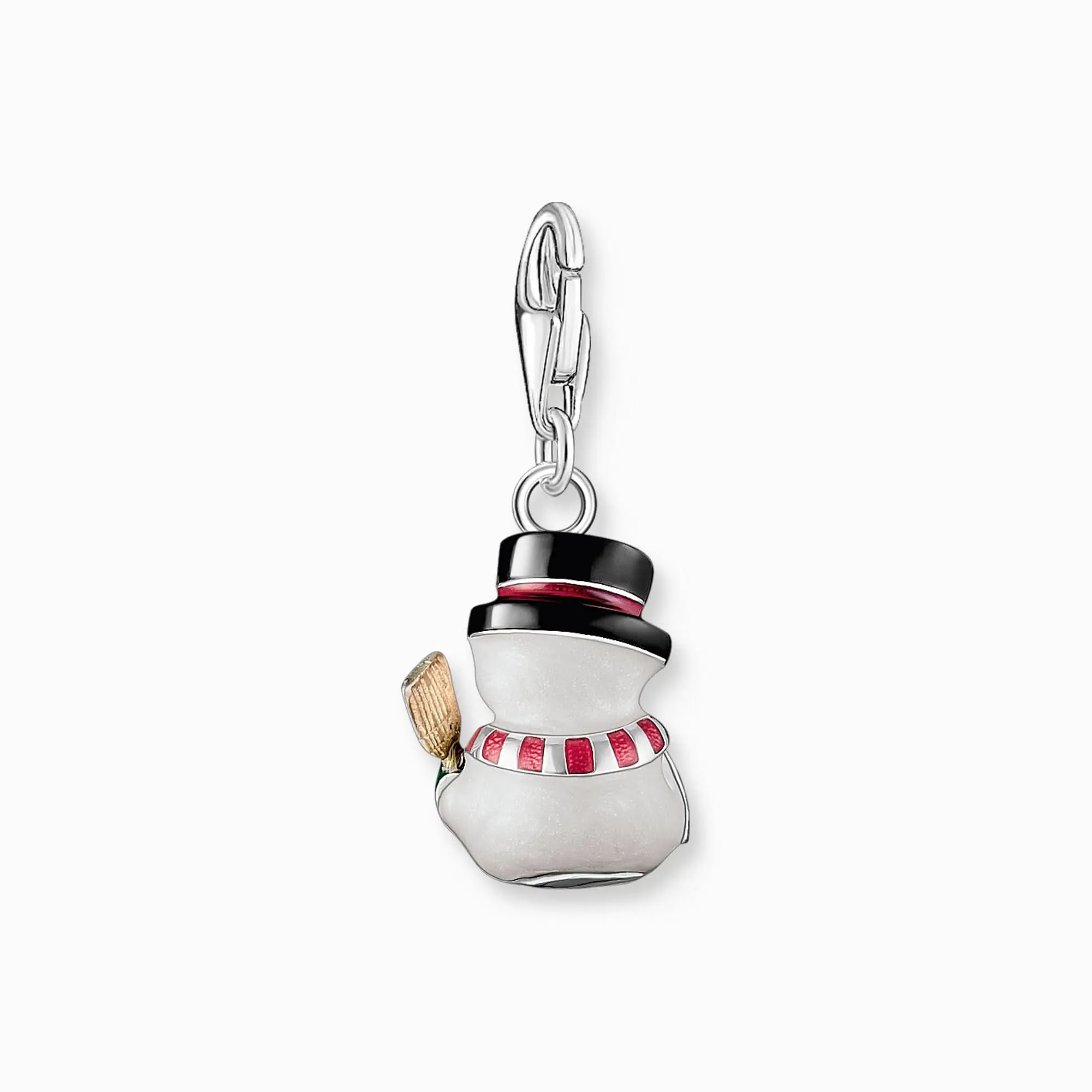 Sterling Silber Emaille Schneemann Anhänger 2195-007-7 Thomas Sabo Sammelbare Charms
