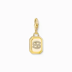Sterling Silber vergoldetes Zirkonia Sternzeichen Krebs Anhänger 2158-414-39 Thomas Sabo Sammel-Anhänger