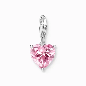 Sterling Silber Rosa Herz Anhänger 2205-051-9 Thomas Sabo Sammel-Anhänger