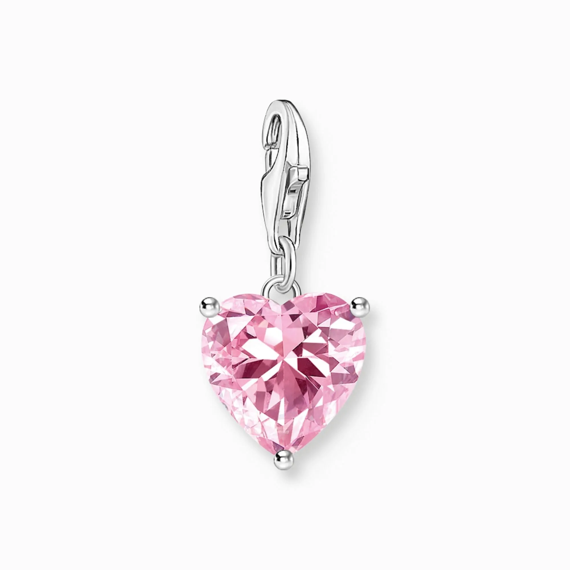 Sterling Silber Rosa Herz Anhänger 2205-051-9 Thomas Sabo Sammel-Anhänger