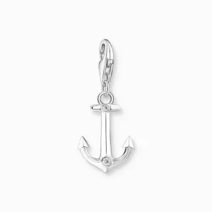 Sterling Silber Zirkonia Anker Anhänger 2166-051-21 Thomas Sabo Sammelbare Charms