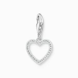 Sterling Silber Zirkonia Herz-Anhänger 2203-051-14 Thomas Sabo Sammelbare Charms