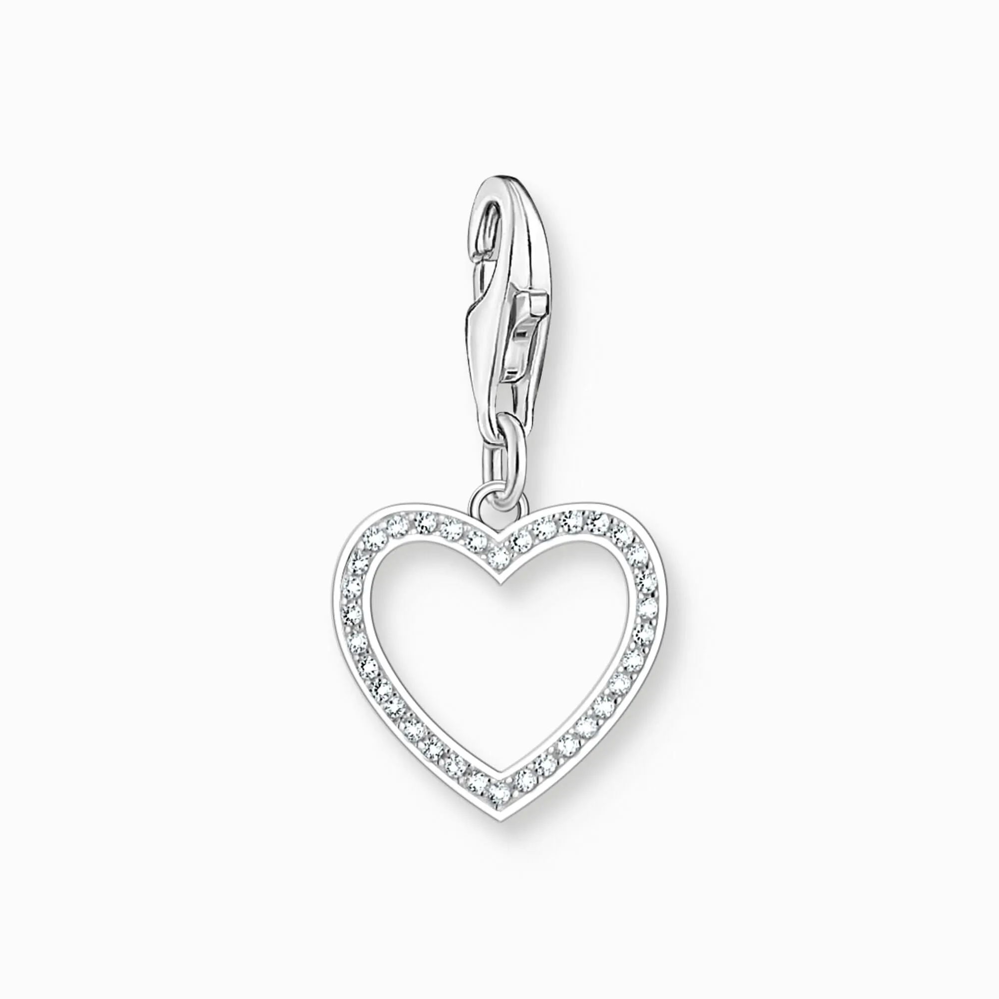 Sterling Silber Zirkonia Herz-Anhänger 2203-051-14 Thomas Sabo Sammelbare Charms