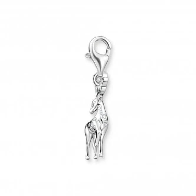 Sterling Silber Zirkonia Weißer Hirsch Anhänger 1910-051-14 Thomas Sabo Sammelbare Charms