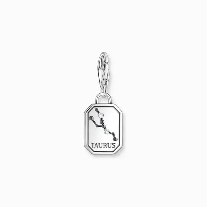 Sterling Silber Zirkonia Sternzeichen Stier Anhänger 2151-643-21 Thomas Sabo Sammelbare Charms