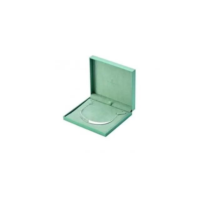 Swarovski Aquamarin Asscher-Schliff Halskette N4358T Anfänge Schmuck