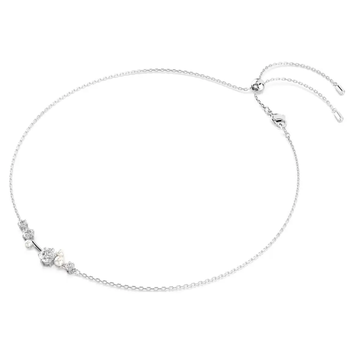 Swarovski Schmuck Constella Perle & Runde Schliffe Silberkette