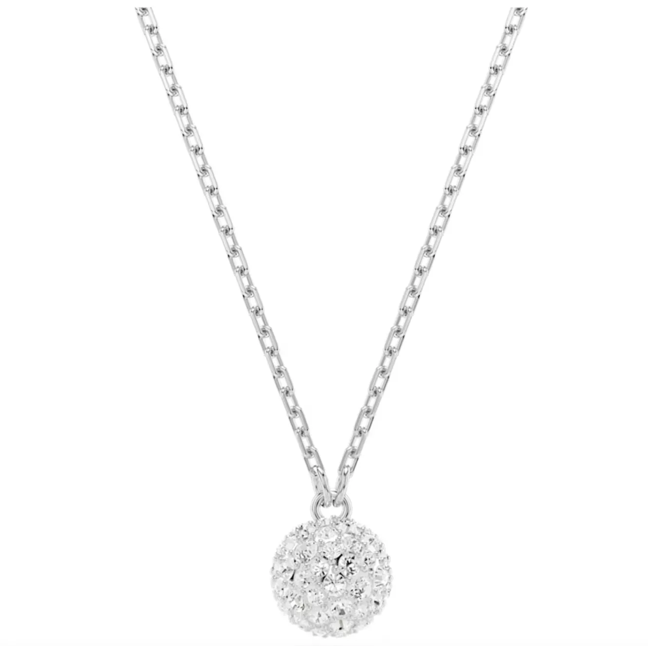 Swarovski Schmuck Dextera Rundschliff Kugel, Weißes Anhänger