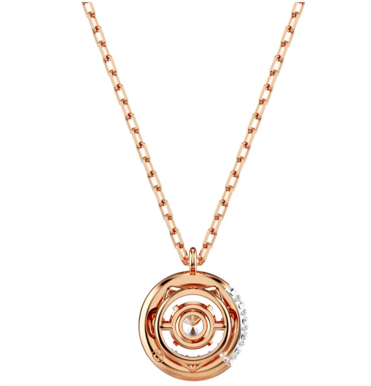 Swarovski Schmuck Dextera Rundschliff Weiß, Roségoldton Anhänger