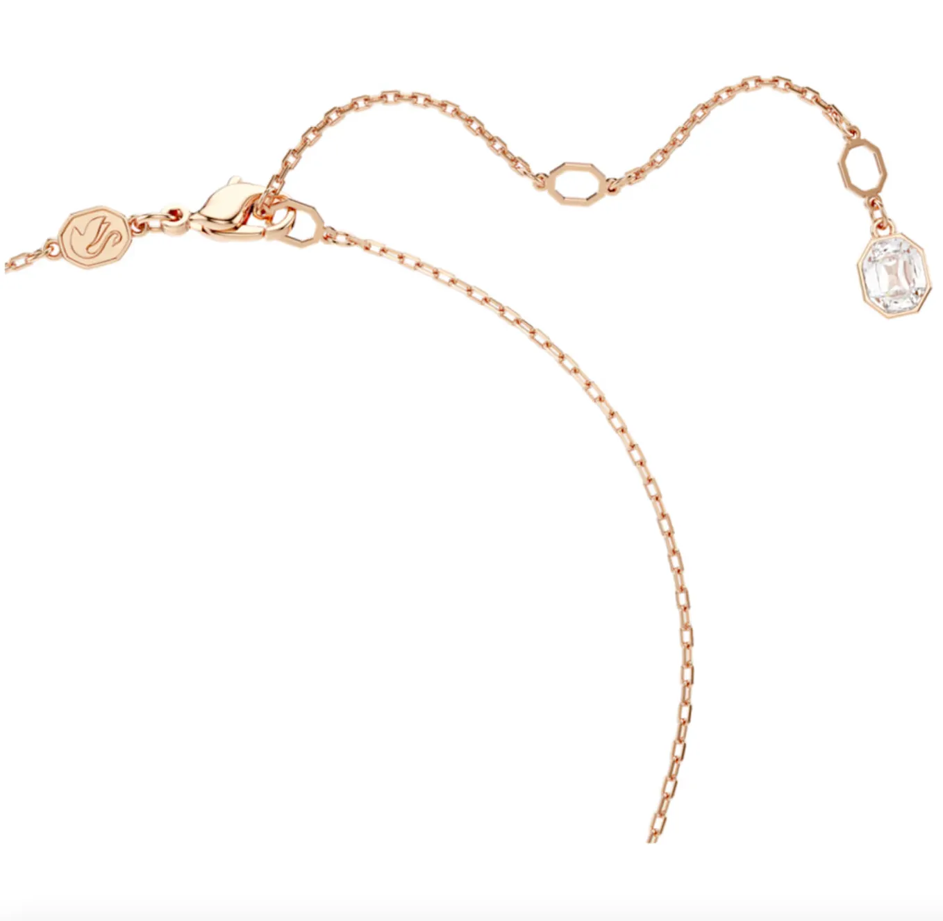Swarovski Schmuck Dextera Rundschliff Weiß, Roségoldton Anhänger