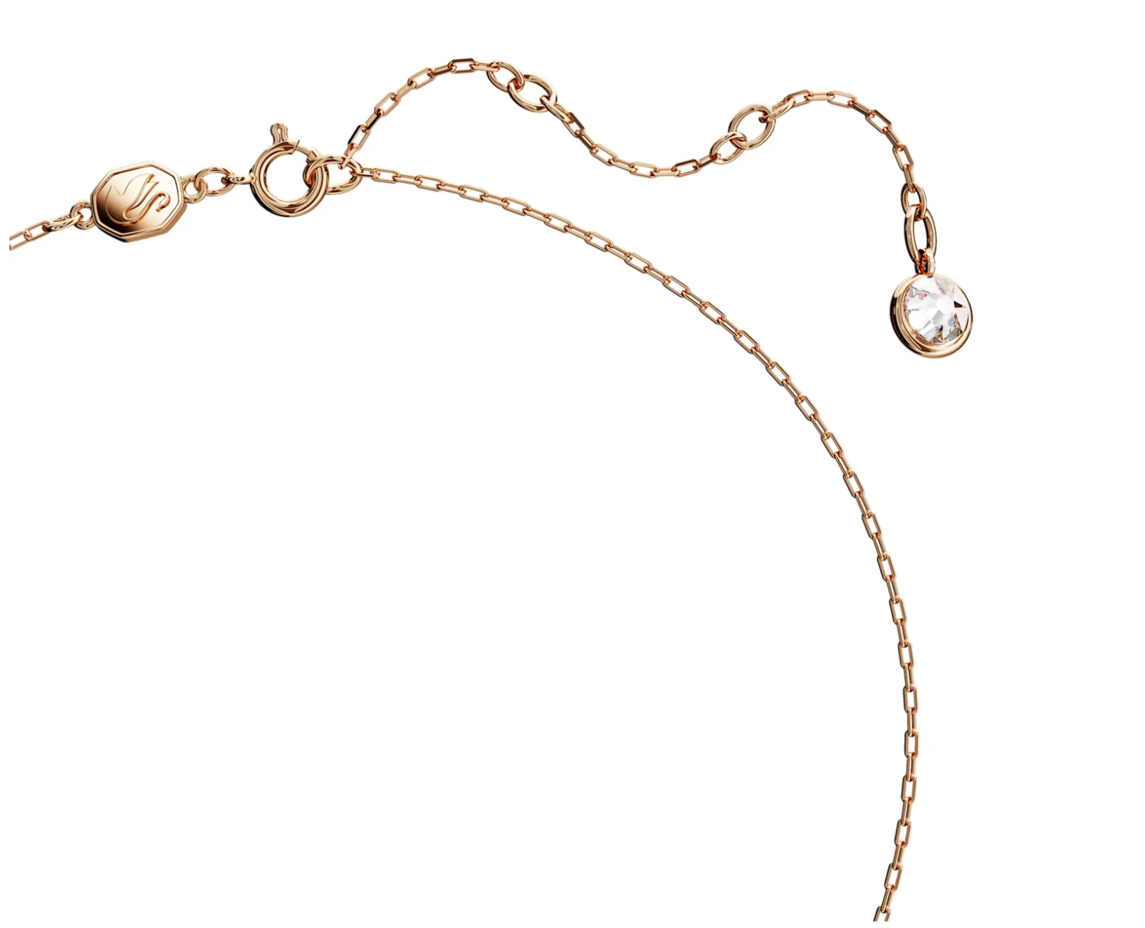 Swarovski Schmuck Ikone Schwan Halskette in Roségold