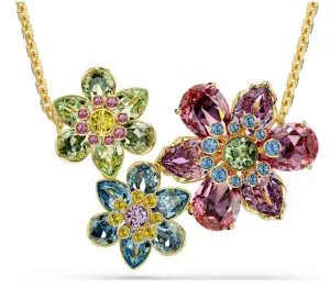 Swarovski Schmuck Idyllia Gemischte Schliff Blume Mehrfarbig Gold Halskette