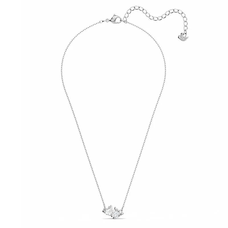 Swarovski Schmuck Swarovski Attract Soul Kristall Weiß Rhodinierte Halskette