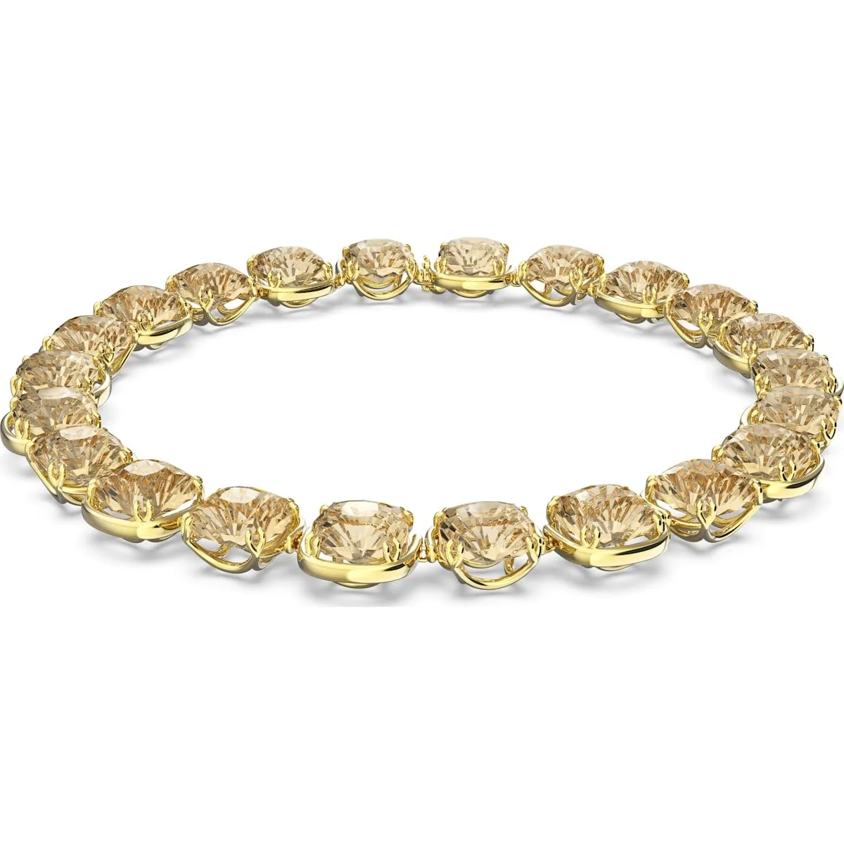Swarovski Schmuck Swarovski Harmonia Choker in Gelbgold-Optik mit Kristallen