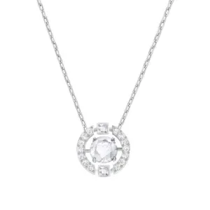 Swarovski Schmuck Swarovski Rhodium Weiß Kristall Funkelnder Tanz Rundes Halskette